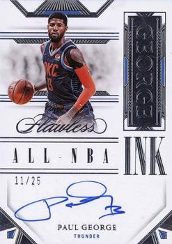 2022-23 Panini Flawless - All NBA Ink #ALL-PGG Paul George Front