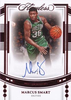 2022-23 Panini Flawless - Draft Gem Signatures Ruby #DGS-MSM Marcus Smart Front
