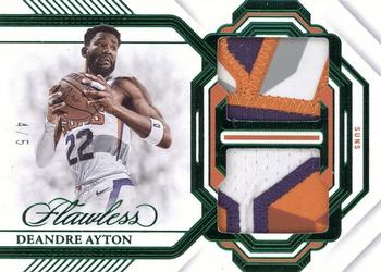 2022-23 Panini Flawless - Dual Patches Emerald #DPH-AYT Deandre Ayton Front