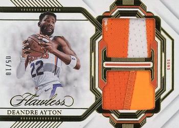 2022-23 Panini Flawless - Dual Patches Gold #DPH-AYT Deandre Ayton Front