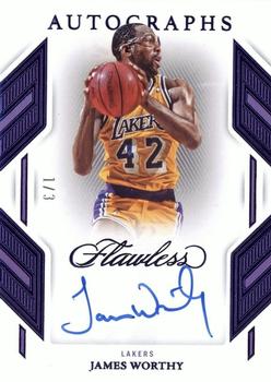 2022-23 Panini Flawless - Flawless Autographs Amethyst #FA-JWT James Worthy Front