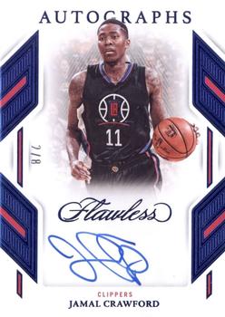 2022-23 Panini Flawless - Flawless Autographs Blue #FA-JCF Jamal Crawford Front