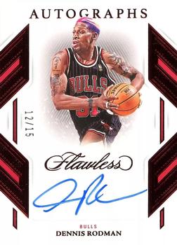 2022-23 Panini Flawless - Flawless Autographs Ruby #FA-DRC Dennis Rodman Front