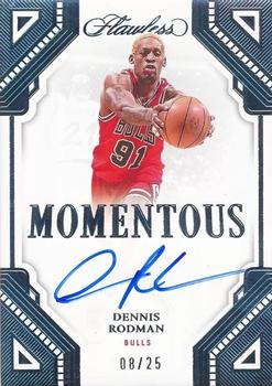 2022-23 Panini Flawless - Momentous Autographs #MA-DRD Dennis Rodman Front