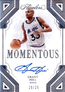 2022-23 Panini Flawless - Momentous Autographs #MA-GRH Grant Hill Front