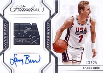 2022-23 Panini Flawless - USA Basketball #USA-LBD Larry Bird Front