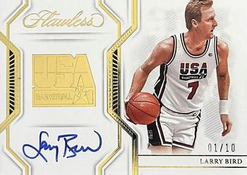 2022-23 Panini Flawless - USA Basketball Gold #USA-LBD Larry Bird Front