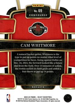 2023-24 Panini Select #69 Cam Whitmore Back