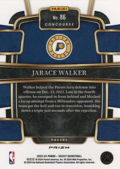2023-24 Panini Select - Blue Cracked Ice Prizms #86 Jarace Walker Back