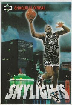 1991-92 Panini Stickers (Greek) - Non-Numbered Card Variations #NNO Shaquille O'Neal / David Robinson Front