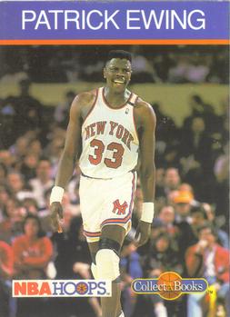 1990-91 Hoops CollectABooks #15 Patrick Ewing Front