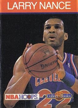 1990-91 Hoops CollectABooks #18 Larry Nance Front