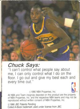 1990-91 Hoops CollectABooks #20 Chuck Person Back