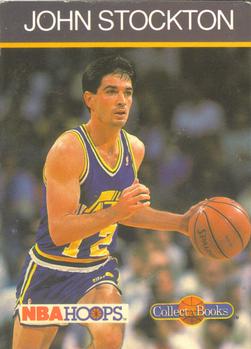 1990-91 Hoops CollectABooks #22 John Stockton Front