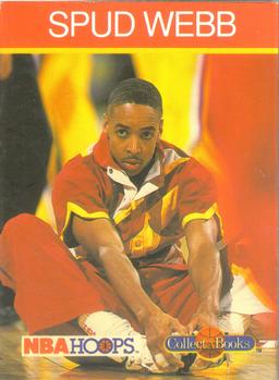 1990-91 Hoops Collect-A-Books #24 Spud Webb Front