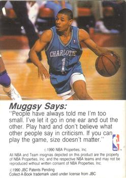 1990-91 Hoops Collect-A-Books #26 Muggsy Bogues Back