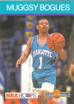 1990-91 Hoops Collect-A-Books #26 Muggsy Bogues Front