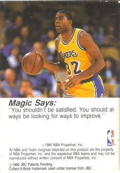 1990-91 Hoops Collect-A-Books #29 Magic Johnson Back
