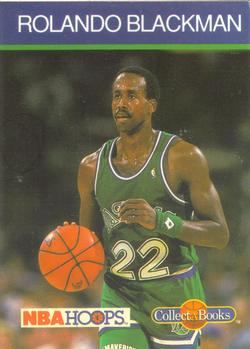 1990-91 Hoops Collect-A-Books #38 Rolando Blackman Front