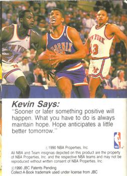 1990-91 Hoops Collect-A-Books #40 Kevin Johnson Back