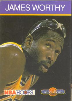 1990-91 Hoops Collect-A-Books #48 James Worthy Front