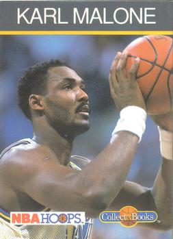 1990-91 Hoops Collect-A-Books #5 Karl Malone Front
