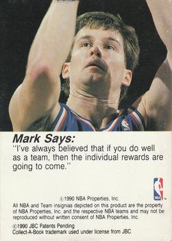 1990-91 Hoops Collect-A-Books #8 Mark Price Back