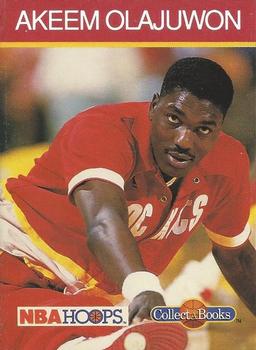 1990-91 Hoops Collect-A-Books #43 Akeem Olajuwon Front