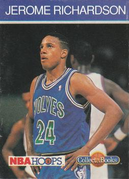 1990-91 Hoops CollectABooks #45 Jerome Richardson Front