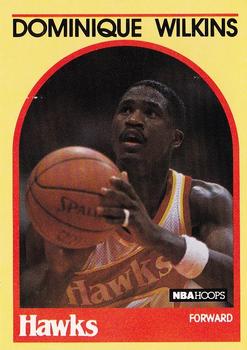 1989-90 Hoops Superstars #2 Dominique Wilkins Front