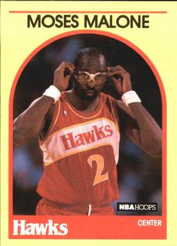 1989-90 Hoops Superstars #4 Moses Malone Front