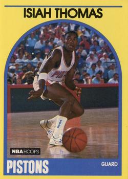 1989-90 Hoops Superstars #27 Isiah Thomas Front