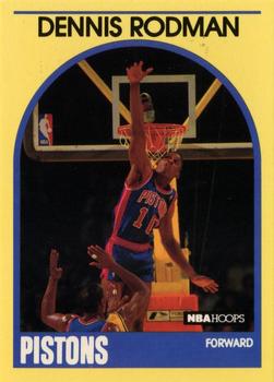 1989-90 Hoops Superstars #30 Dennis Rodman Front