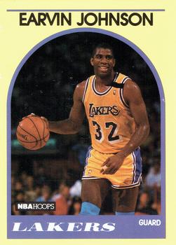 1989-90 Hoops Superstars #47 Magic Johnson Front