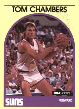 1989-90 Hoops Superstars #77 Tom Chambers Front