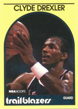 1989-90 Hoops Superstars #80 Clyde Drexler Front