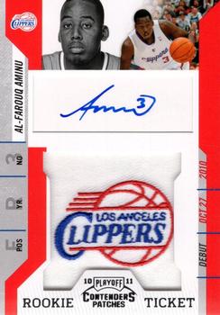 2010-11 Playoff Contenders Patches #108 Al-Farouq Aminu Front
