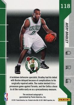 2010-11 Playoff Contenders Patches #118 Avery Bradley Back