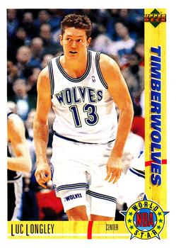 1991-92 Upper Deck Spanish #185 Luc Longley Front