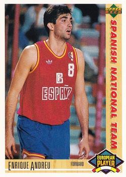 1991-92 Upper Deck Spanish #124 Enrique Andreu Front