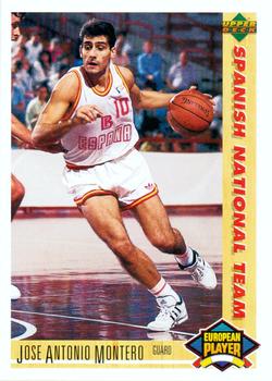 1991-92 Upper Deck Spanish #125 Jose Antonio Montero Front