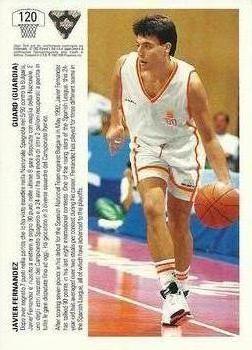 1991-92 Upper Deck Italian #120 Javier Fernandez Back