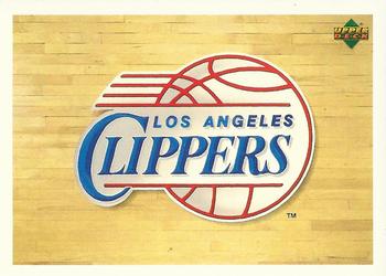 1991-92 Upper Deck Italian #142 Los Angeles Clippers Logo Front