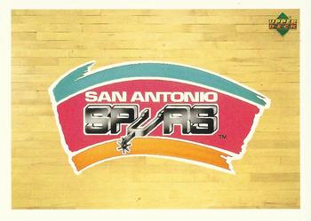 1991-92 Upper Deck Italian #154 San Antonio Spurs Logo Front