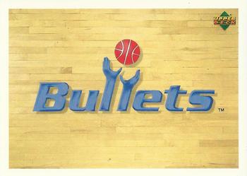 1991-92 Upper Deck Italian #157 Washington Bullets Logo Front