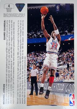 1991-92 Upper Deck Italian #4 Michael Jordan Back