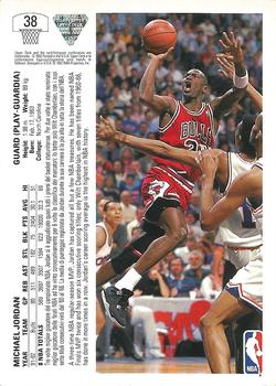 1991-92 Upper Deck Italian #38 Michael Jordan Back