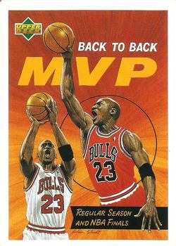1991-92 Upper Deck Italian #107 Back-to-Back NBA MVP (Michael Jordan) Front