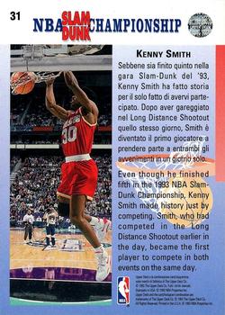 1992-93 Upper Deck European (Italian) #31 Kenny Smith Back