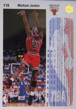 1992-93 Upper Deck European (Italian) #118 Michael Jordan Back